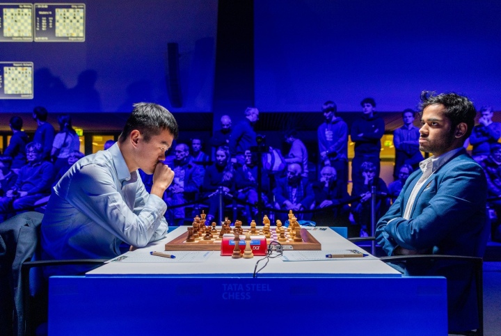 Carlsen Beats Firouzja In Tata Steel Chess Round 9 