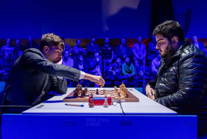 IT'S OVER!!! - Nodirbek Abdusattorov vs Jorden van Foreest - Tata Steel  Masters 2023 Last Round 