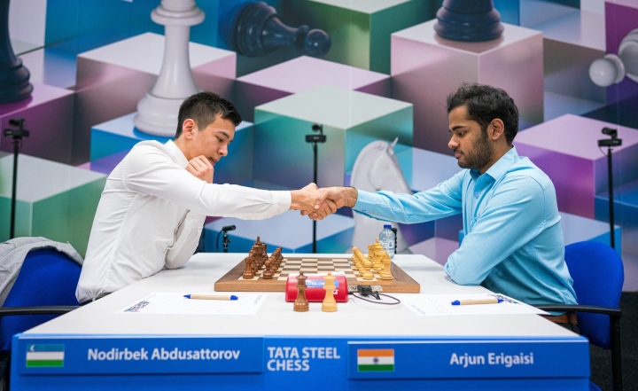 Tata Steel Masters: Abdusattorov survives scare, Giri moves up to second  place