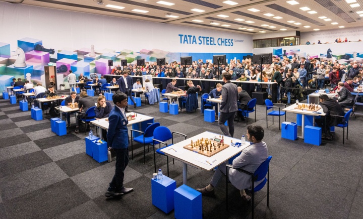 Abdusattorov leads the Tata Steel Masters with 6/8 going into the second  rest day