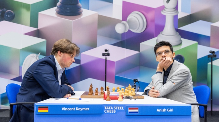 Nodirbek Abdusattorov remains the sole leader of Tata Steel Masters 2023 –  Chessdom