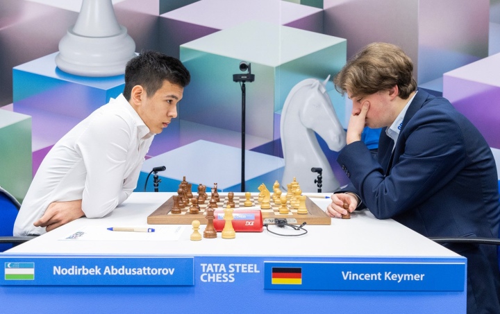 IT'S OVER!!! - Nodirbek Abdusattorov vs Jorden van Foreest - Tata Steel  Masters 2023 Last Round 