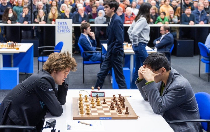 Anish Giri Maintains Leadership at Tata Steel Masters