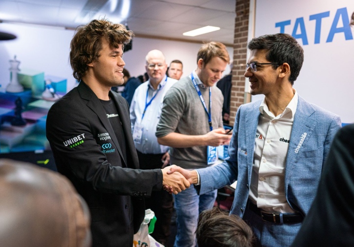 Standings Results Tata Steel Masters 2023 (Round 1) with Carlsen, Wesley  So, Keymer, Praggnanandhaa! 