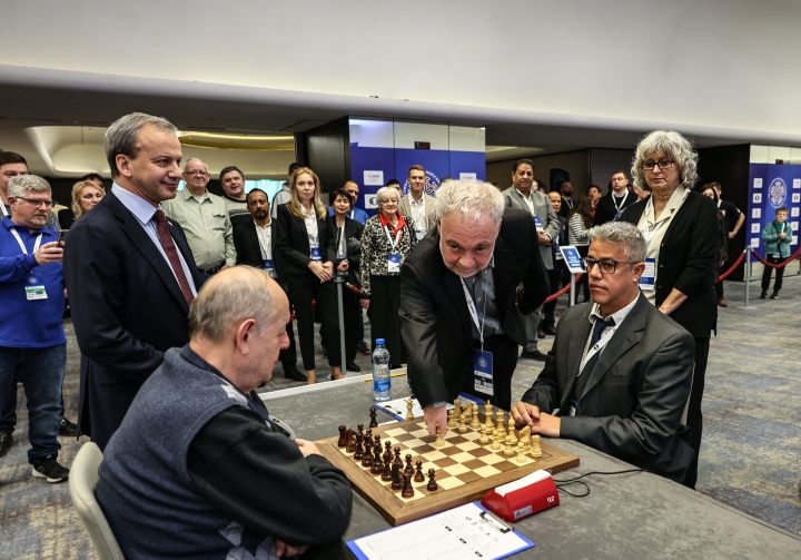 FIDE - International Chess Federation - Slovenia, Argentina, and Brazil  made it to the next Division from Pool D. No surprises as these teams were  rating favourites of the group. Venezuela fought