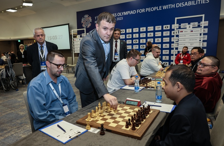 International Chess Federation on X: Two rounds were played at the FIDE Chess  Olympiad for People with Disabilities. Six teams won both matches: India,  FIDE, Israel, Philippines, Serbia 2, and Poland.