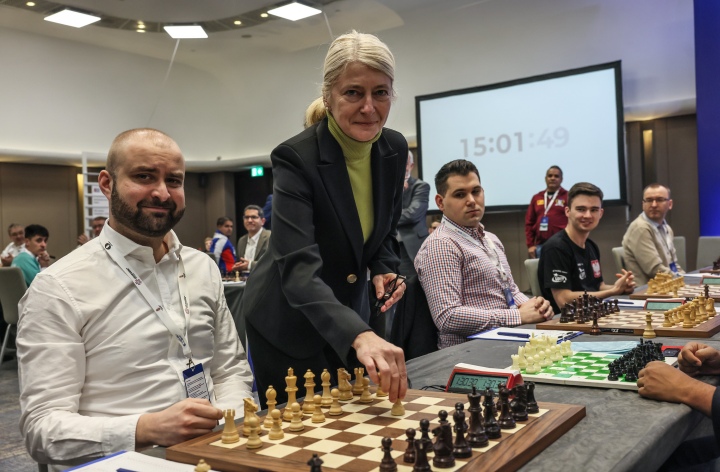 Rounds 01-, FIDE Chess Olympiad 2022, Day 1, USA vs Angola