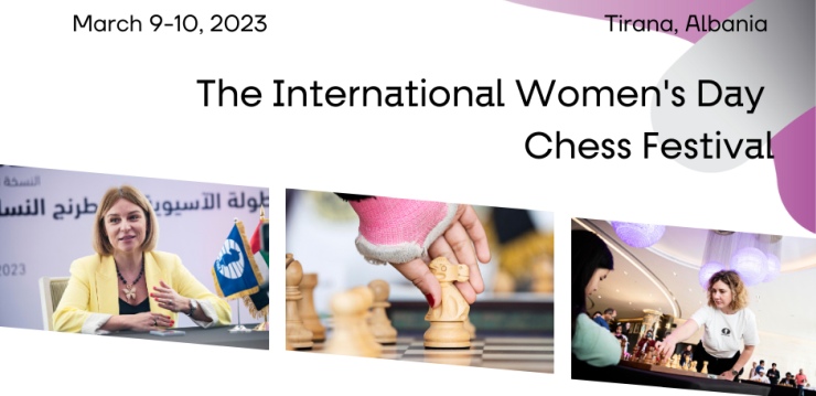 Chess events to celebrate the International Women's Day set in Tirana, Albania