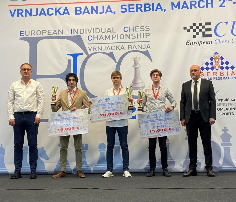 Alexey Sarana wins European Chess Championship 2023