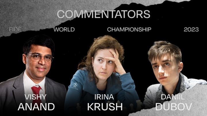 Chess.com unveils a star-studded commentary team for the 2023 FIDE World  Championship : r/chess