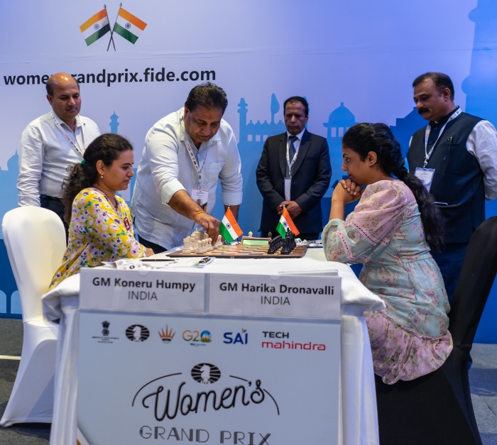 Humpy Koneru Maintains Leadership at Women's FIDE Grand Prix Leg