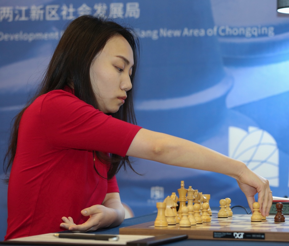 Tan Zhongyi and Goryachkina 1-1 with two games to go