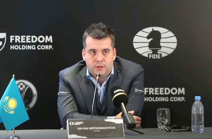 World Chess Championship: President of Russian Chess Federation takes aim  at Nepomniachtchi: 'He's a monkey with a hand grenade', Sports