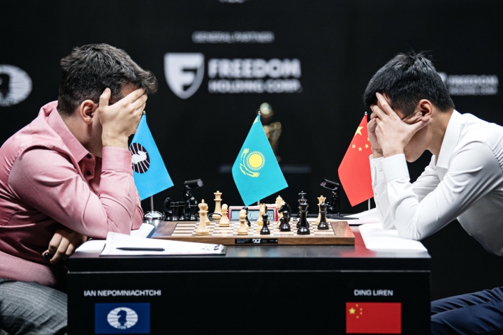 World Championship Game 1: Nepo gains edge, Ding holds