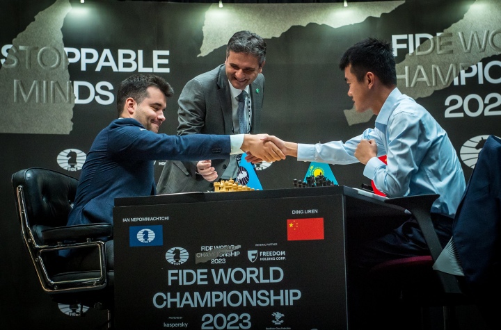 Ding holds Nepomniachtchi to force tiebreaks in FIDE World