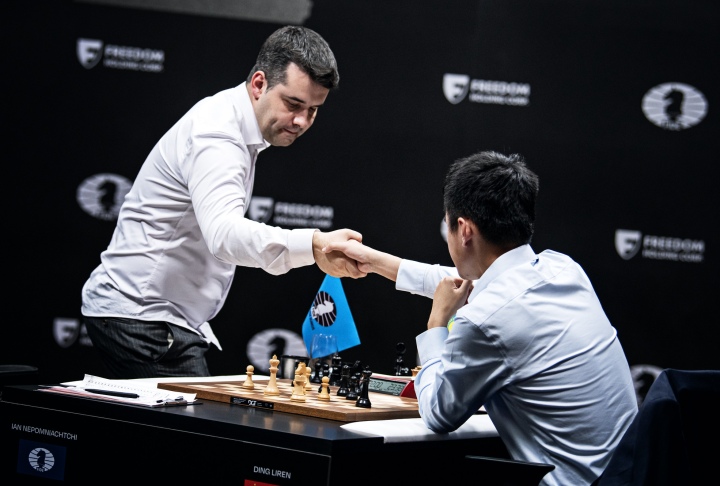 FIDE World Cup Final 2: Ding Liren strikes