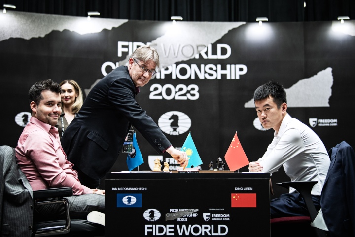 Ding holds Nepomniachtchi to force tiebreaks in FIDE World