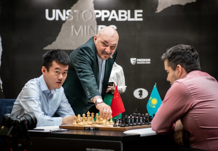 Ian Nepomniachtchi Stays Ahead in World Chess Championship After Draw with  Ding Liren in Eighth Game - The Astana Times