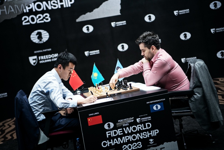 It's all in the mind: Ding Liren-Ian Nepomniachtchi match takes