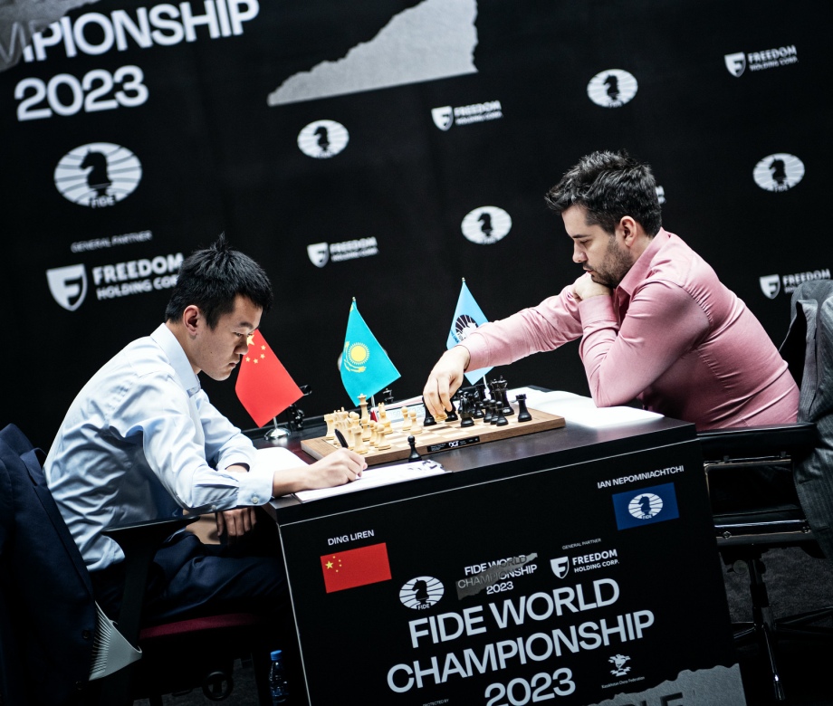 World Chess Championships 2024 Image to u