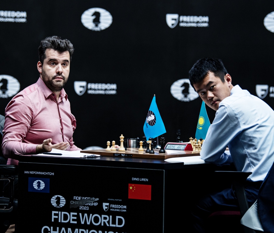 Nepomniachtchi remains one point ahead of Ding after Game 11 draw