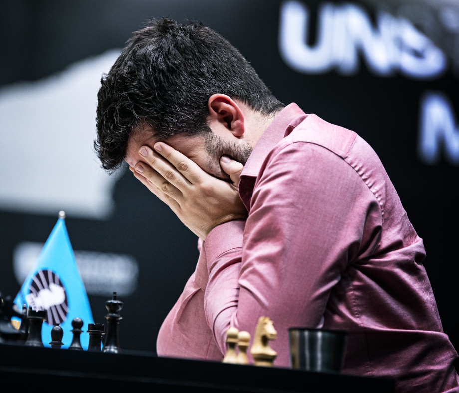 Nepomniachtchi Presses Big Advantage In Game 1, Ding Escapes