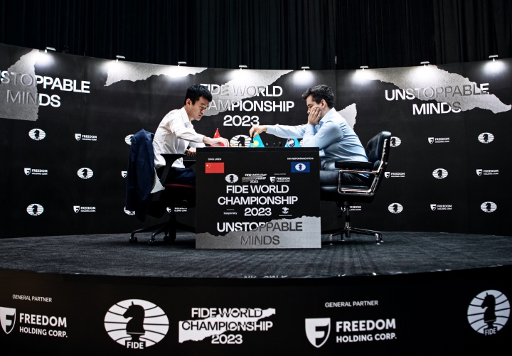 Ding hits back to draw level again at FIDE World Championship Match