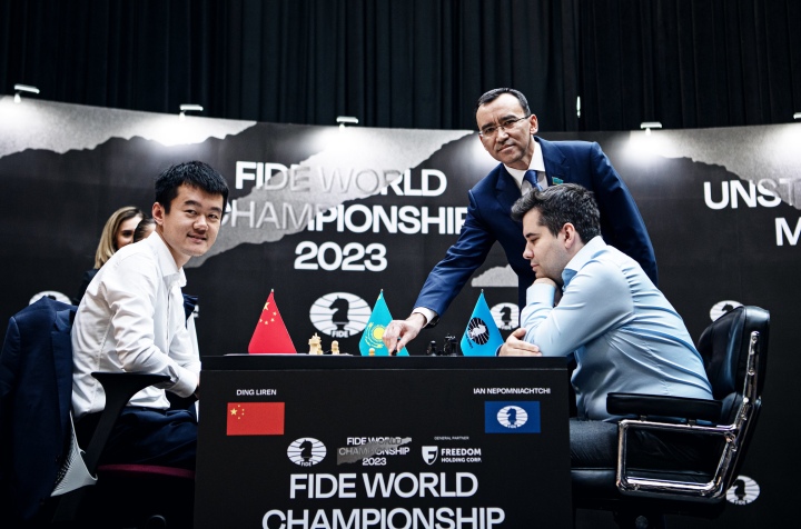 Ian Nepomniachtchi x Ding Liren - FIDE World Championship 2023 - Partida 6  