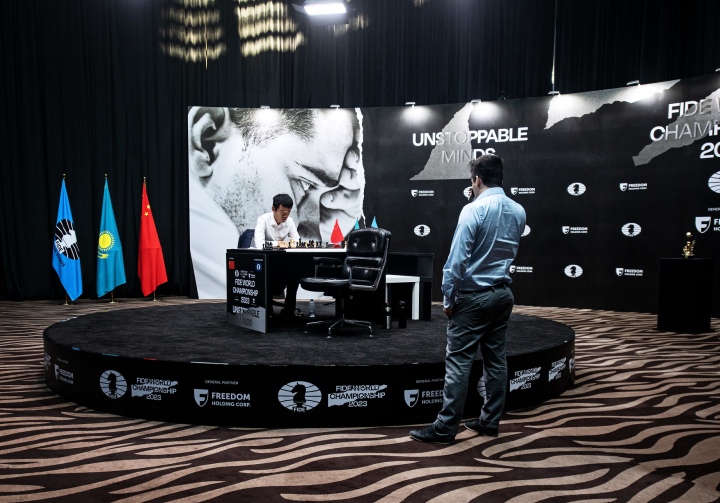 FIDE - International Chess Federation - Ian Nepomniachtchi: A tie-break is  always some sort of a lottery, especially after a fourteen-game match.  Probably my opponent made less mistakes, so that's it. #NepoDing