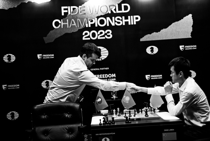 Chess World Championship: Nepo holds Magnus Carslen with white