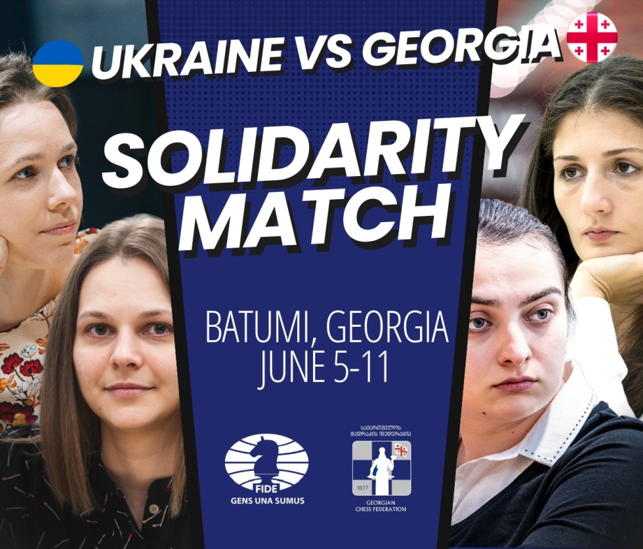 FIDE and GCF to stage Solidarity Matches in Batumi, Georgia