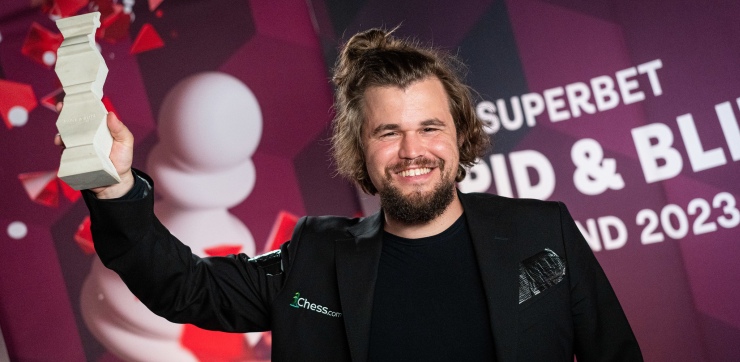Magnus Carlsen wins 2023 Superbet Rapid & Blitz Poland