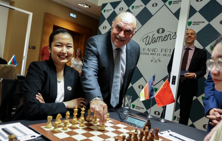 FIDE - International Chess Federation - Dinara Wagner scores the