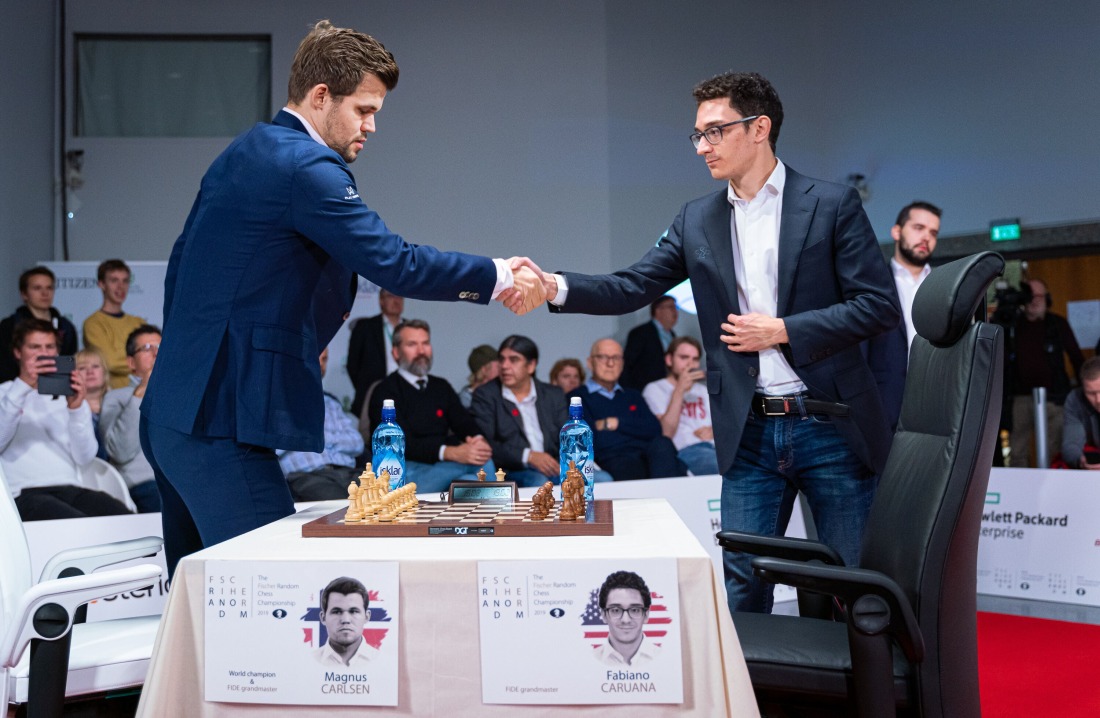 Chessify on X: Wesley So defeats Magnus Carlsen 13.5 - 2.5 to become the  first official FIDE Fischer Random World Champion. (photo by L. Ootes)  Congrats on a crushing victory! #frchess Congrats