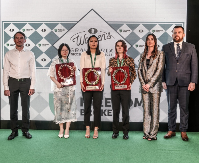 FIDE - International Chess Federation - Dinara Wagner scores the