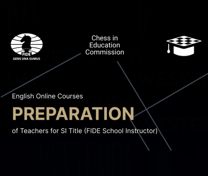 FIDE Education Commission announces its 7th Preparation of Teachers course