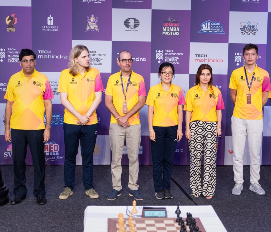 Global Chess League 2023: Results at the end of July 1, Day 10