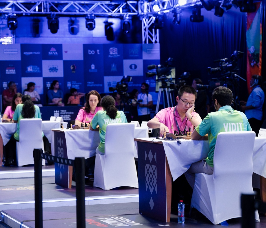 ChessBase India on Instagram: Tech Mahindra @officialglobalchessleague  Match 9 upGrad Mumba Master (@umumba ) - Chingari Gulf  Titans(@chingarigulftitans) : 1-1 (6-6) GM @swapnildhopade , Captain of  Chingari Gulf Titans opted for their