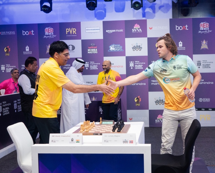 GCL Day 7: Carlsen wins an exquisite endgame against Anand