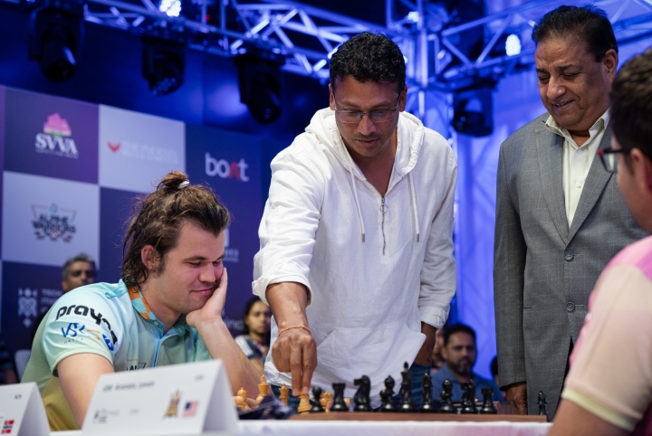 Funny moments at Tata Steel Chess India between Vishy and Teimour