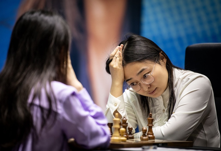 Game 2: Lei Tingjie takes initiative once again but Ju holds her to a draw  - Milan Dinic