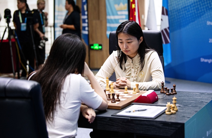 Game 2: Lei Tingjie takes initiative once again but Ju holds her to a draw  - Milan Dinic