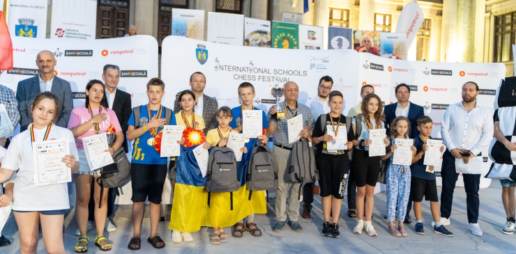 Câștigătorii au absolvit Festivalul Internațional de șah al școlilor de la Ploiești, România