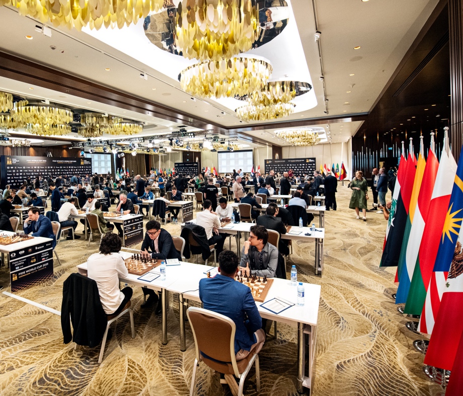 14-Year-Old Ediz Gurel Stars As 2023 FIDE World Cup Starts In Baku - Chess .com