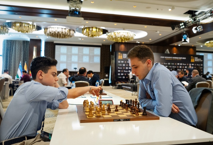 FIDE World Chess Cup: Baku hosts fourth round tie-break [PHOTOS]