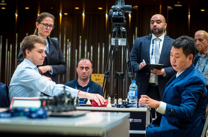 Hikaru Nakamura on X: Playing my tiebreaks in #fideworldcup today