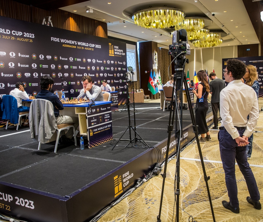 FIDE World Cup Round 6 Game 1: Goryachkina wins, Caruana makes a