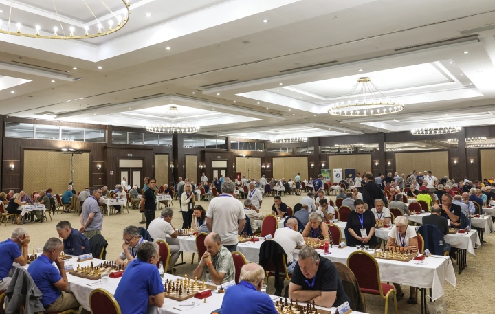 The World Senior Team Championships kicked off in Struga