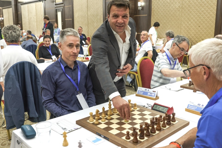 The World Senior Team Championships kicked off in Struga