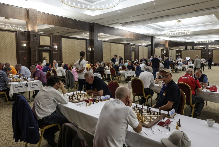 The World Senior Team Championships kicked off in Struga